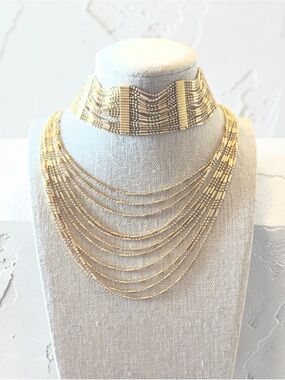 New I.N.C. International Concepts
Gold-Tone Layered Choker Necklace, 12"…